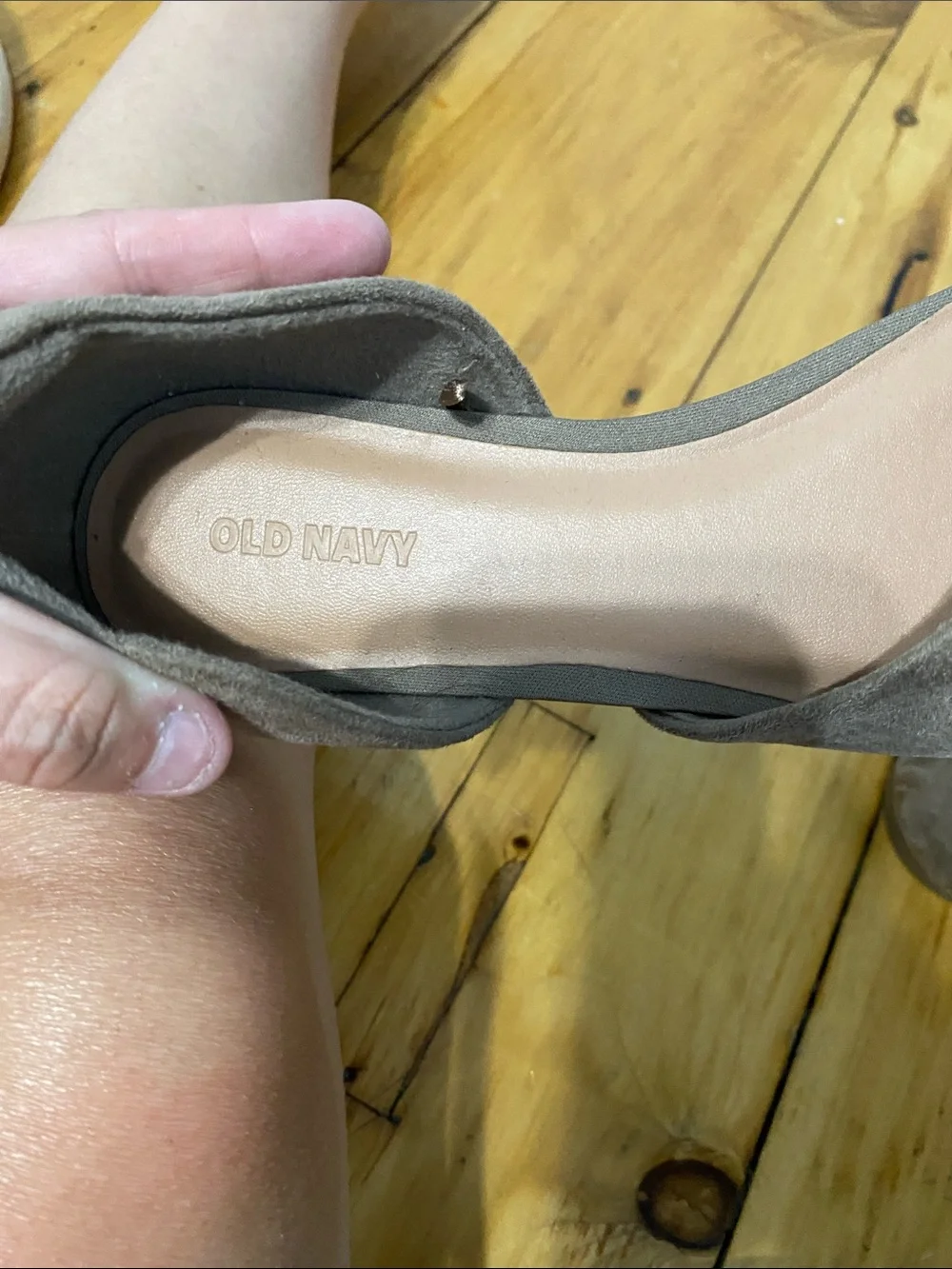 A New Day Taupe D'Orsay Flat - Sleek Women's Slip-On